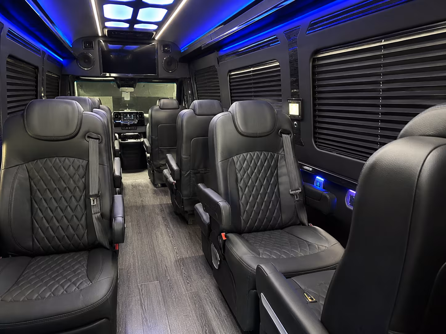 ann arbor sprinter van with driver inside