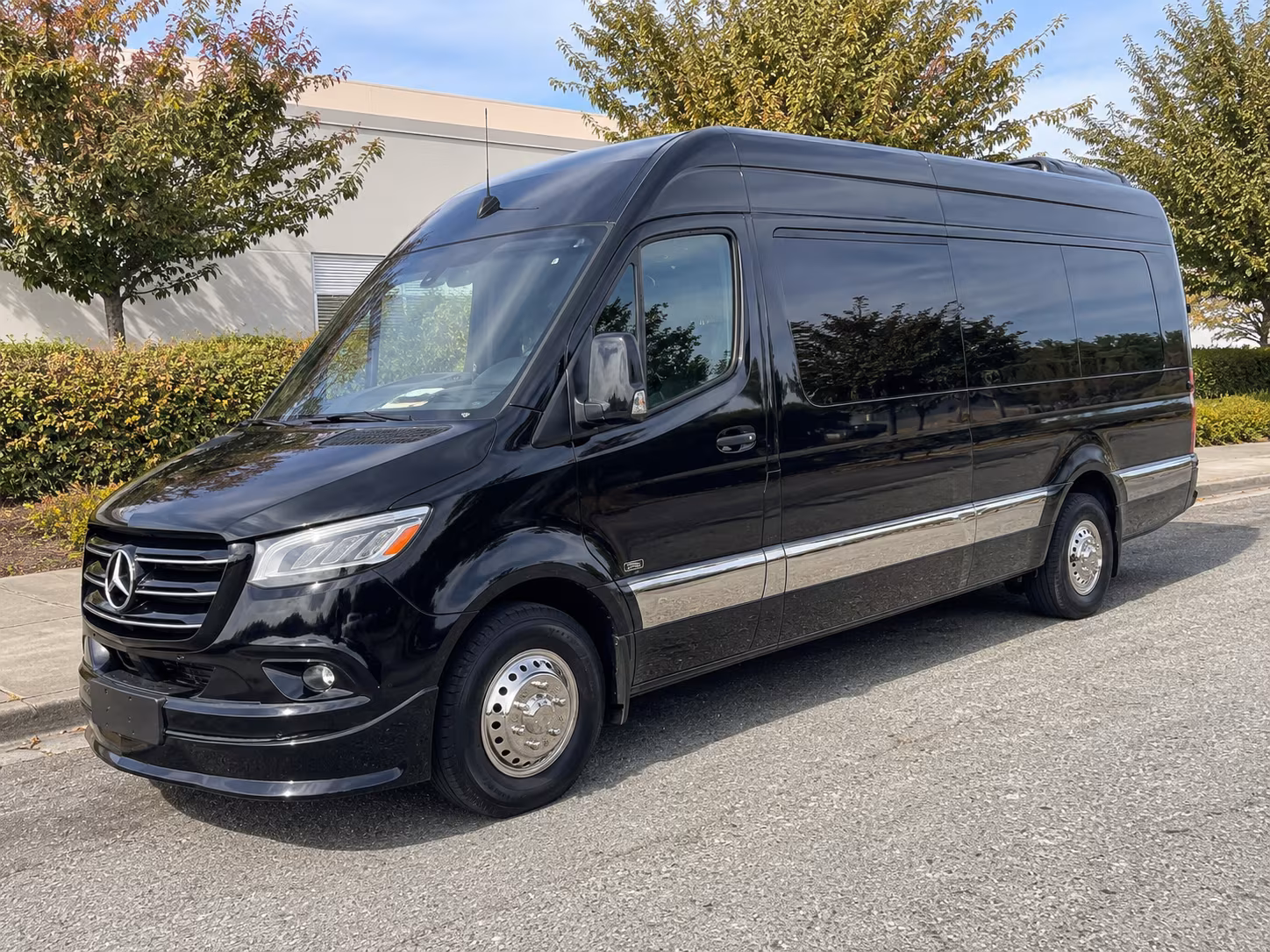 ann arbor sprinter van with driver